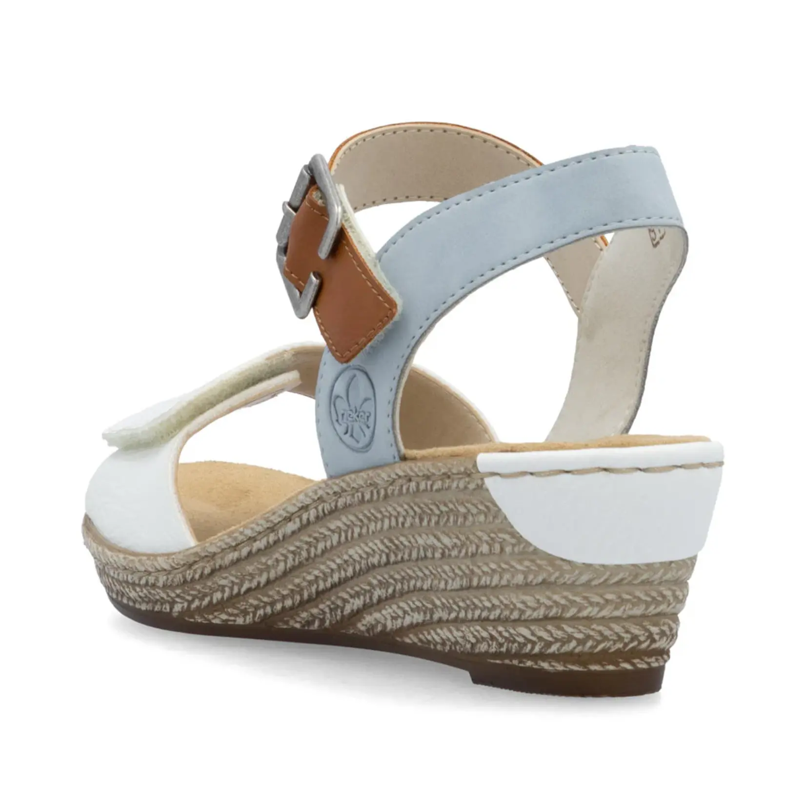 Rieker RIEKER 62460-80 Women's Wedge Sandal Back-Strap
