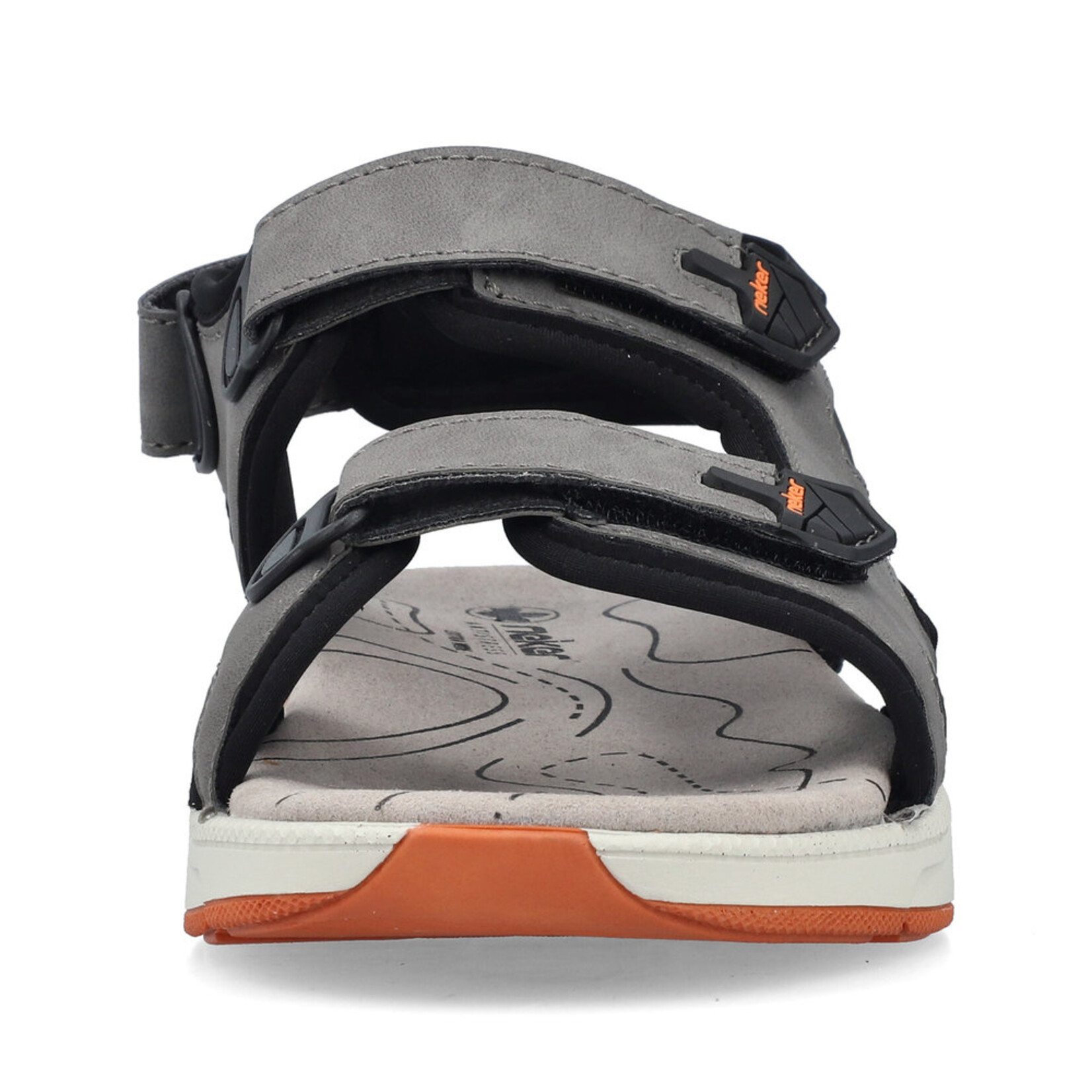 Rieker RIEKER 29151-42 Men's Velcro Back-Strap Sandal