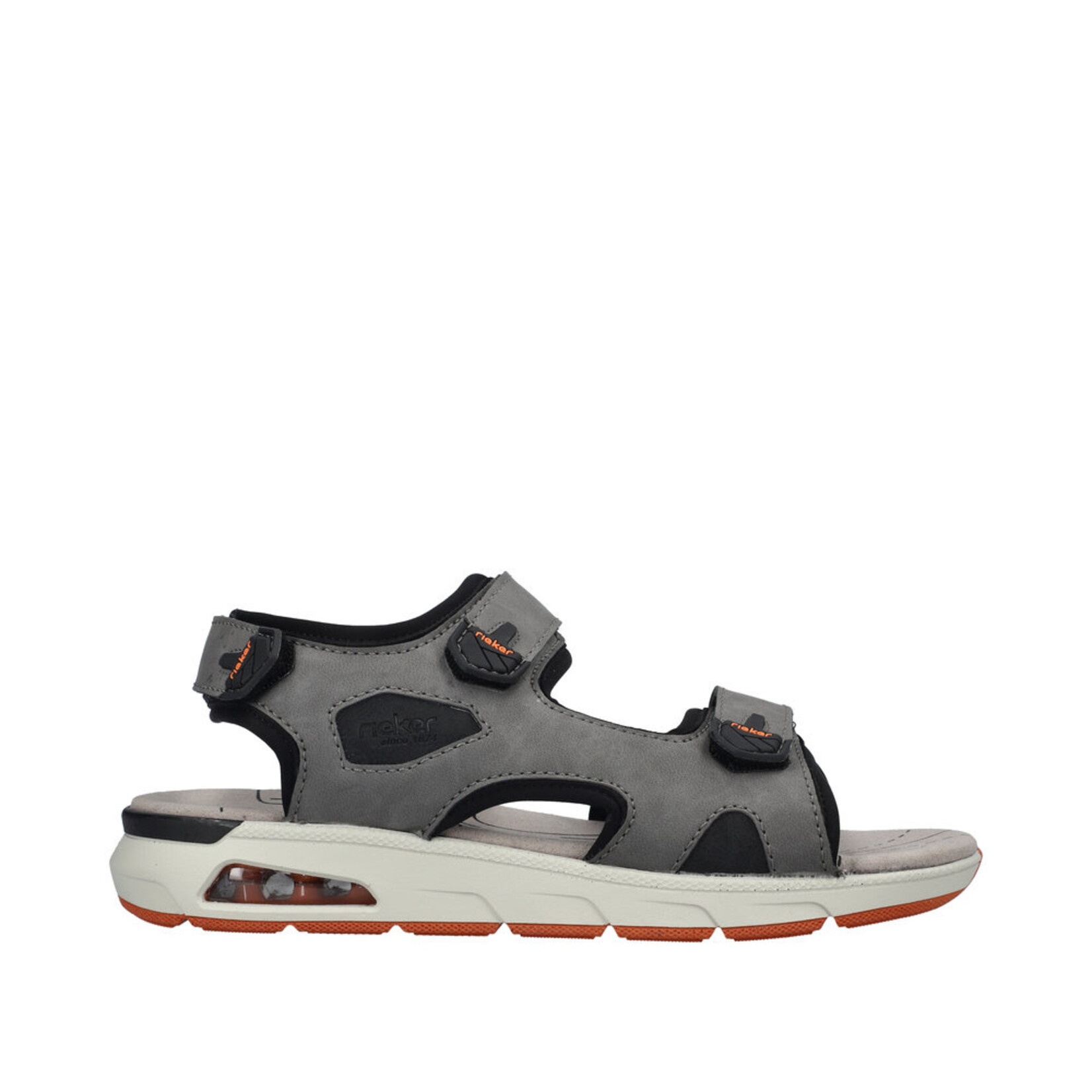 Rieker RIEKER 29151-42 Men's Velcro Back-Strap Sandal