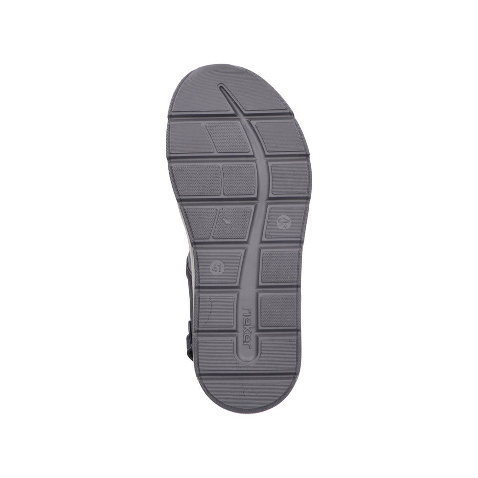 Rieker RIEKER 29151-00 Men's Velcro Back-Strap Sandal