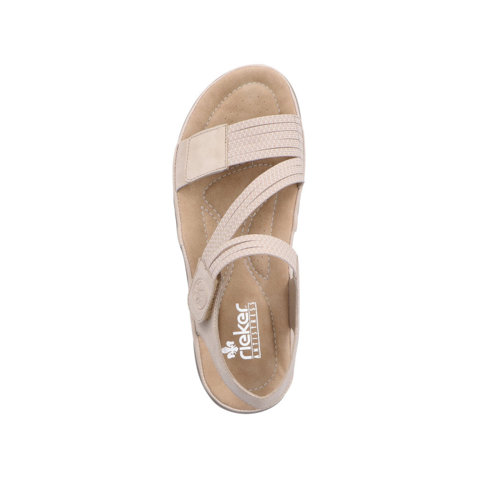 RIEKER 64870-62 Velcro Sandal (Thin Bands)