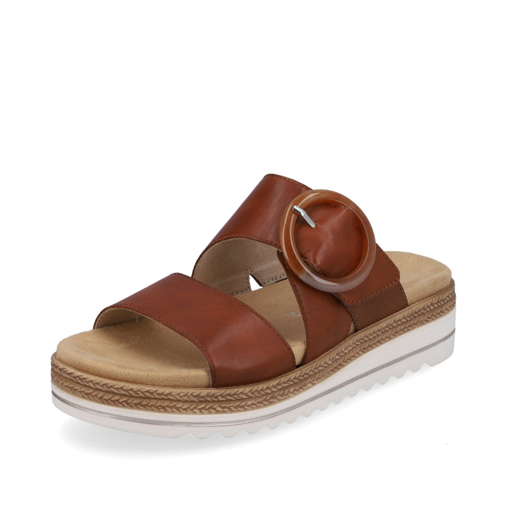 Remonte REMONTE D0Q51-24 Women's Chunk Sole Slide (Big Buckle)