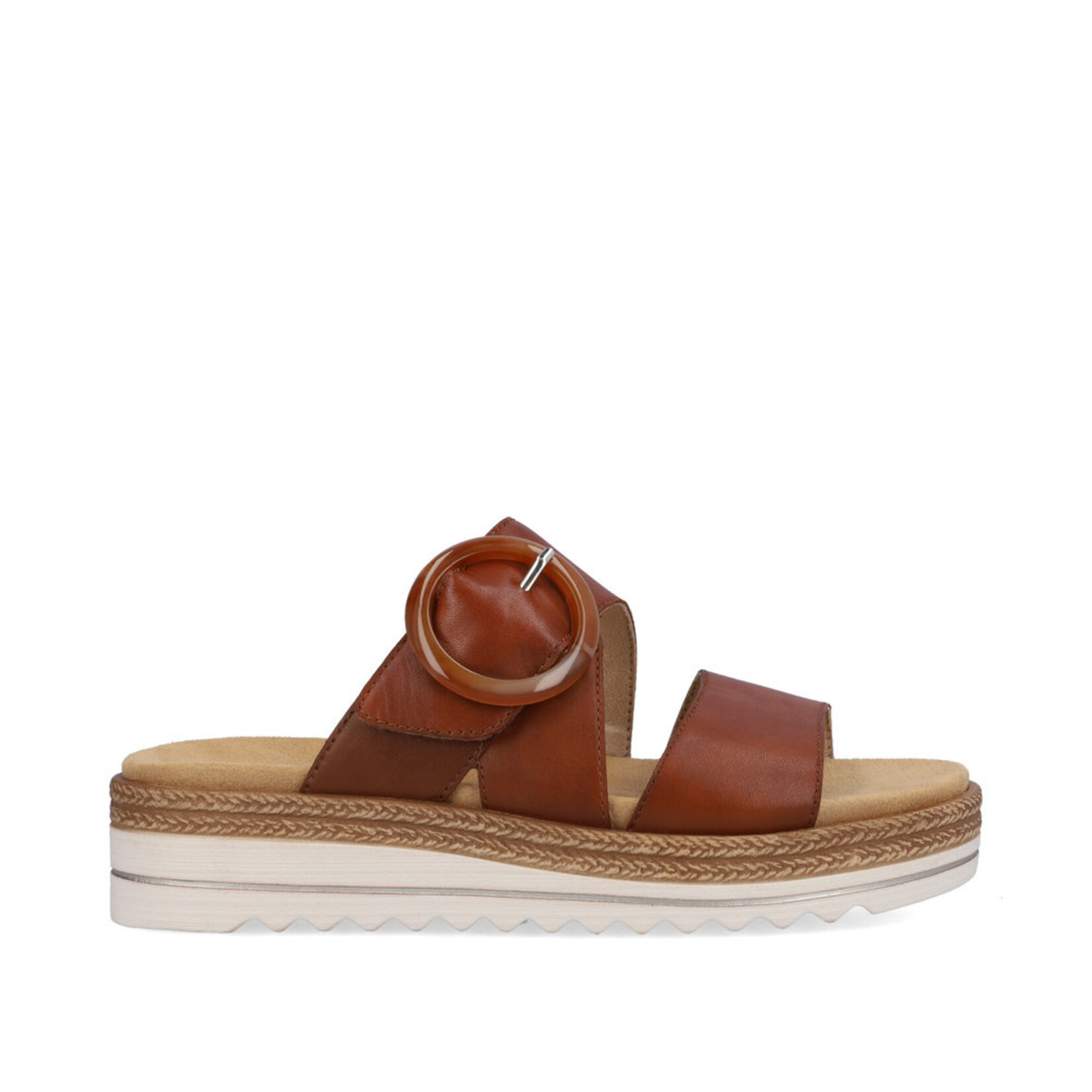 Remonte REMONTE D0Q51-24 Women's Chunk Sole Slide (Big Buckle)