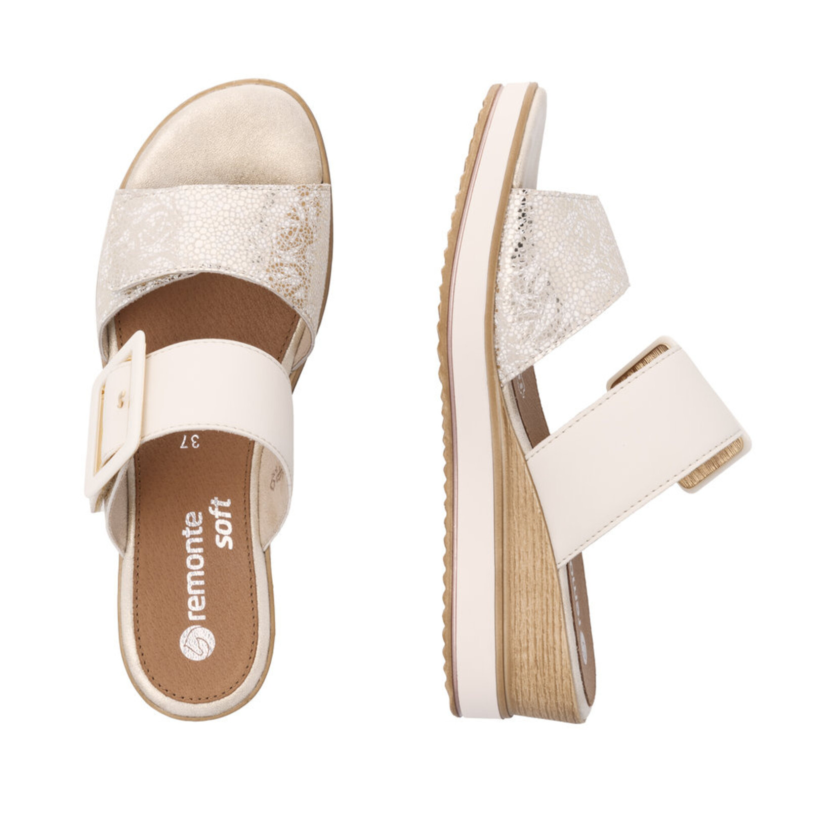 Remonte REMONTE D6463-60 Wedge Slide (Big Buckle)