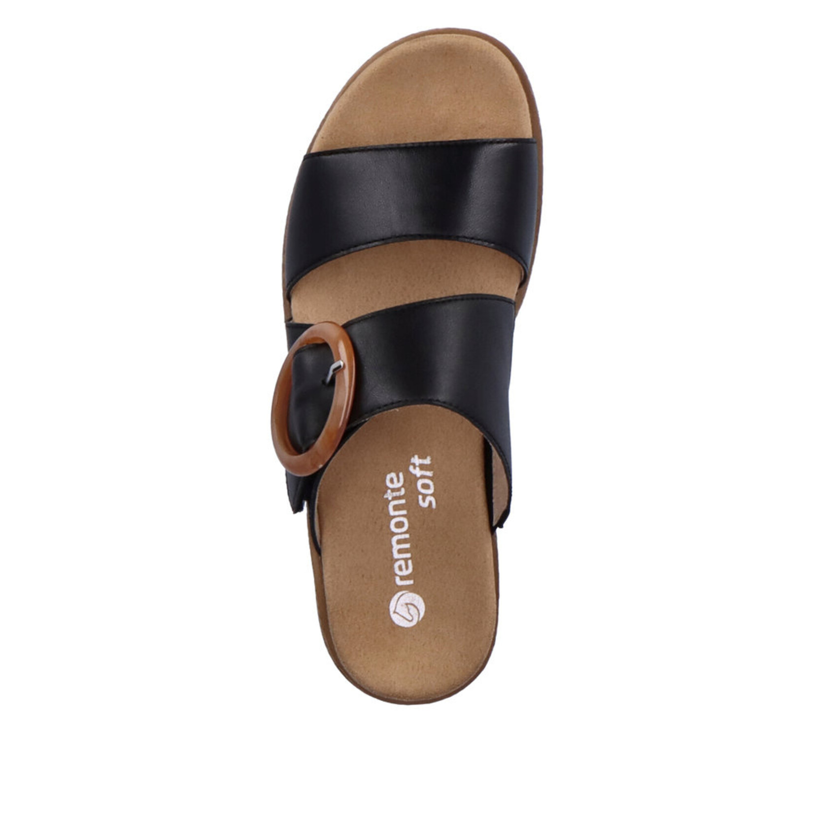 Remonte REMONTE D0Q51-00 Women's Chunk Sole Slide (Big Buckle)