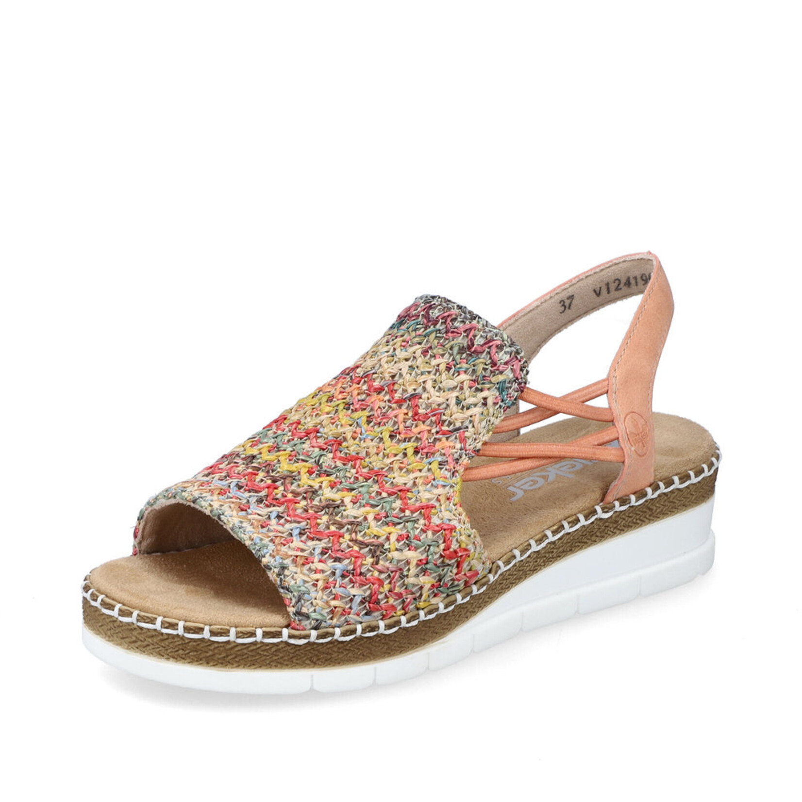 Rieker RIEKER V1241-90 Women's Woven Sandal