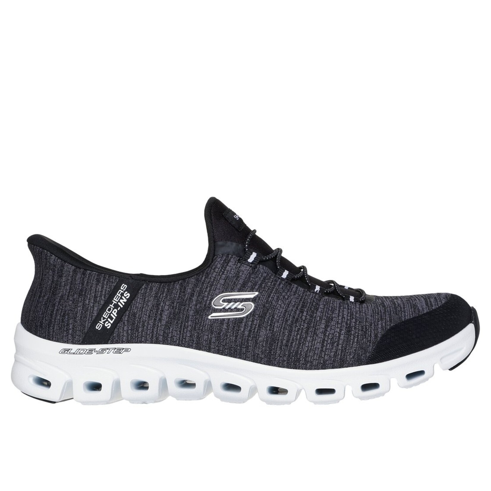 SKECHERS 104546 Glide Step BKW LADIES