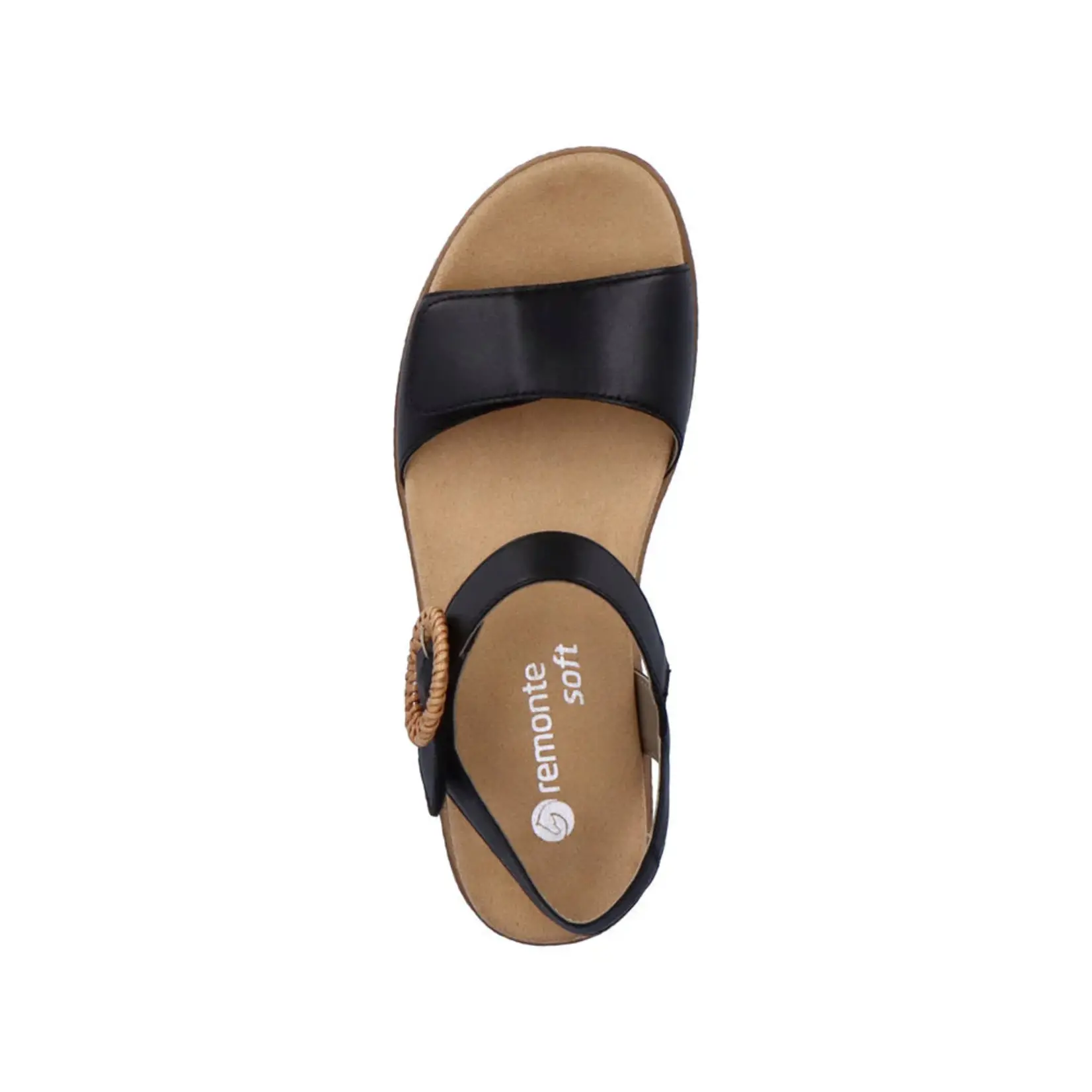 Remonte REMONTE D0Q52-00 Chunk Sole Sandal (Big Buckle)