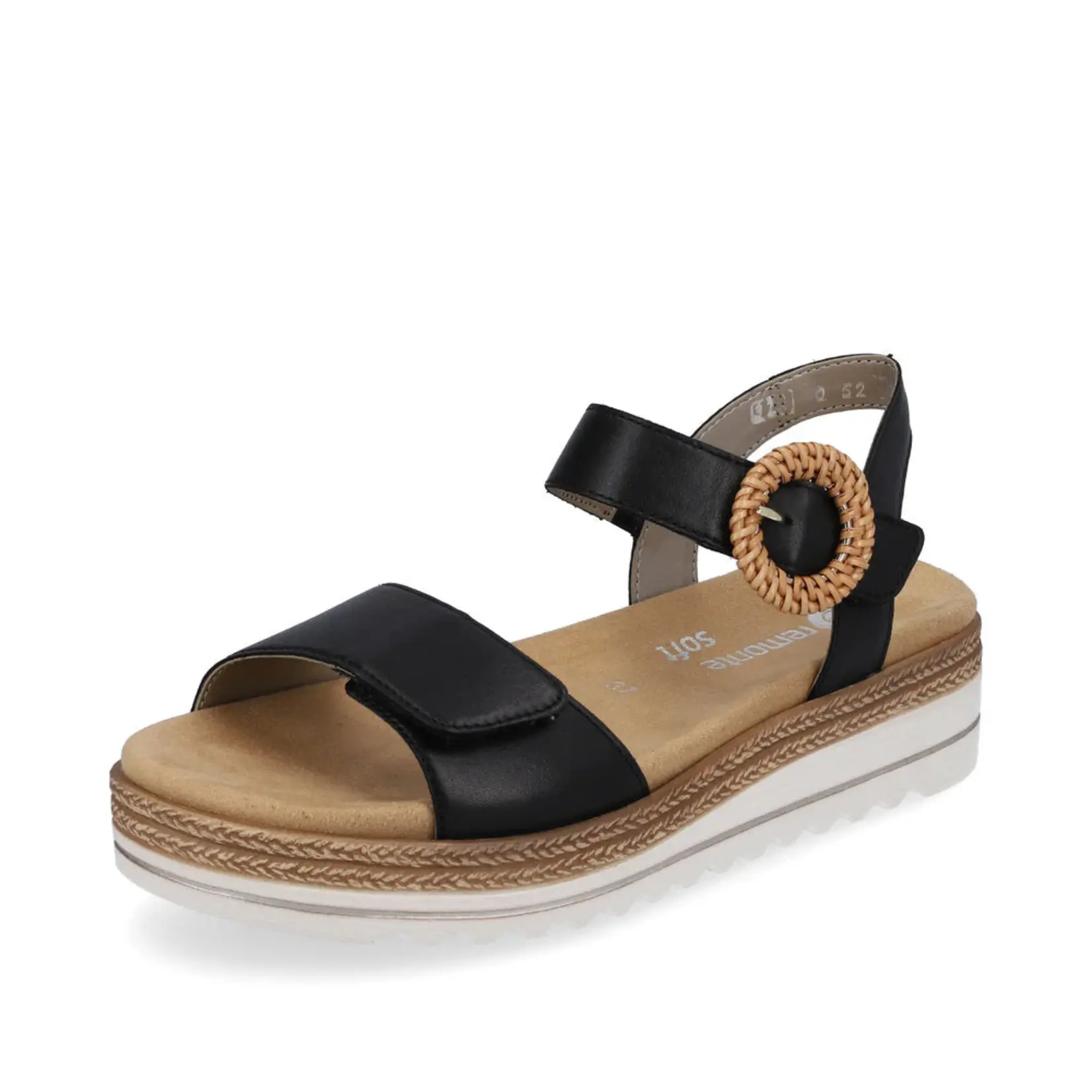 Remonte REMONTE D0Q52-00 Chunk Sole Sandal (Big Buckle)