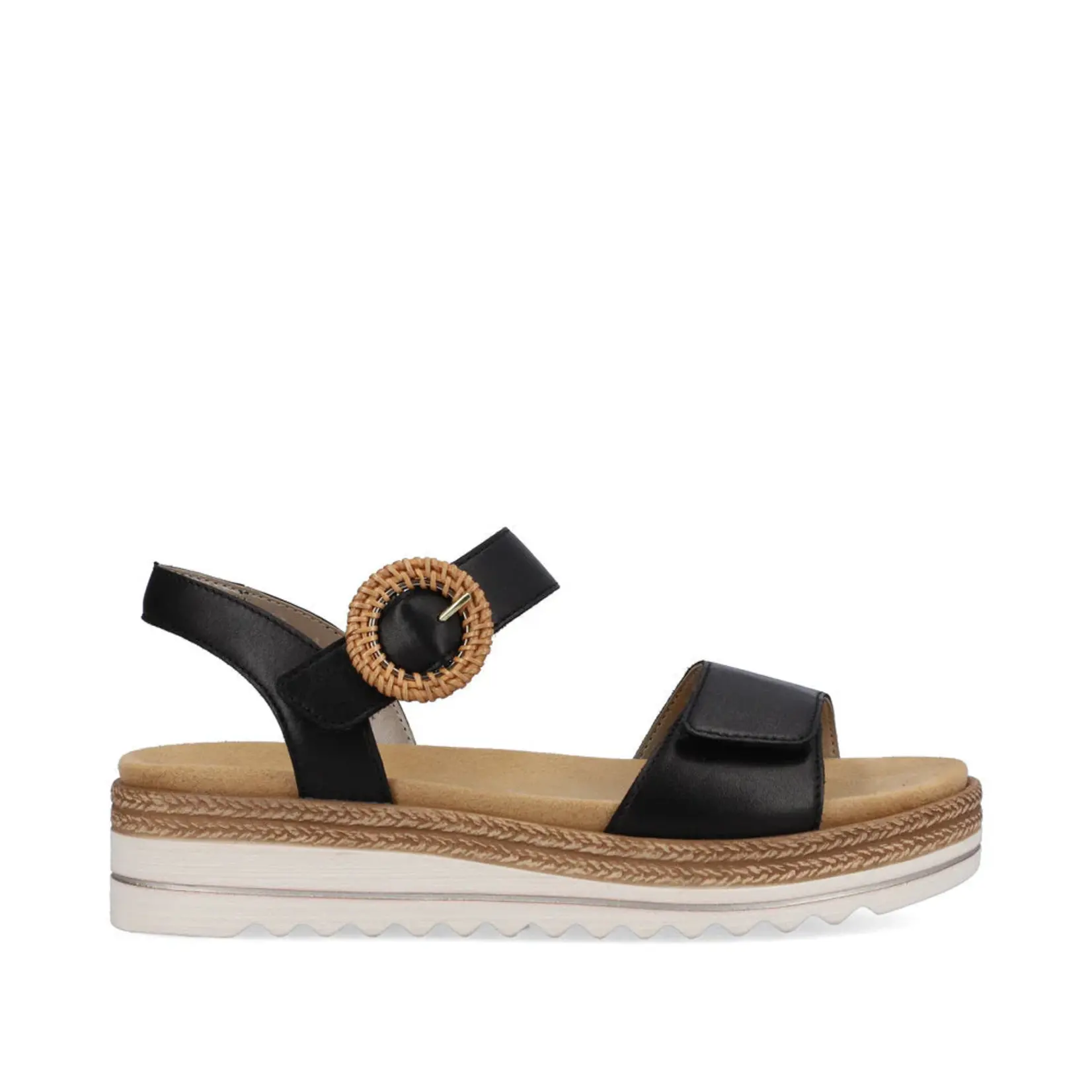Remonte REMONTE D0Q52-00 Chunk Sole Sandal (Big Buckle)