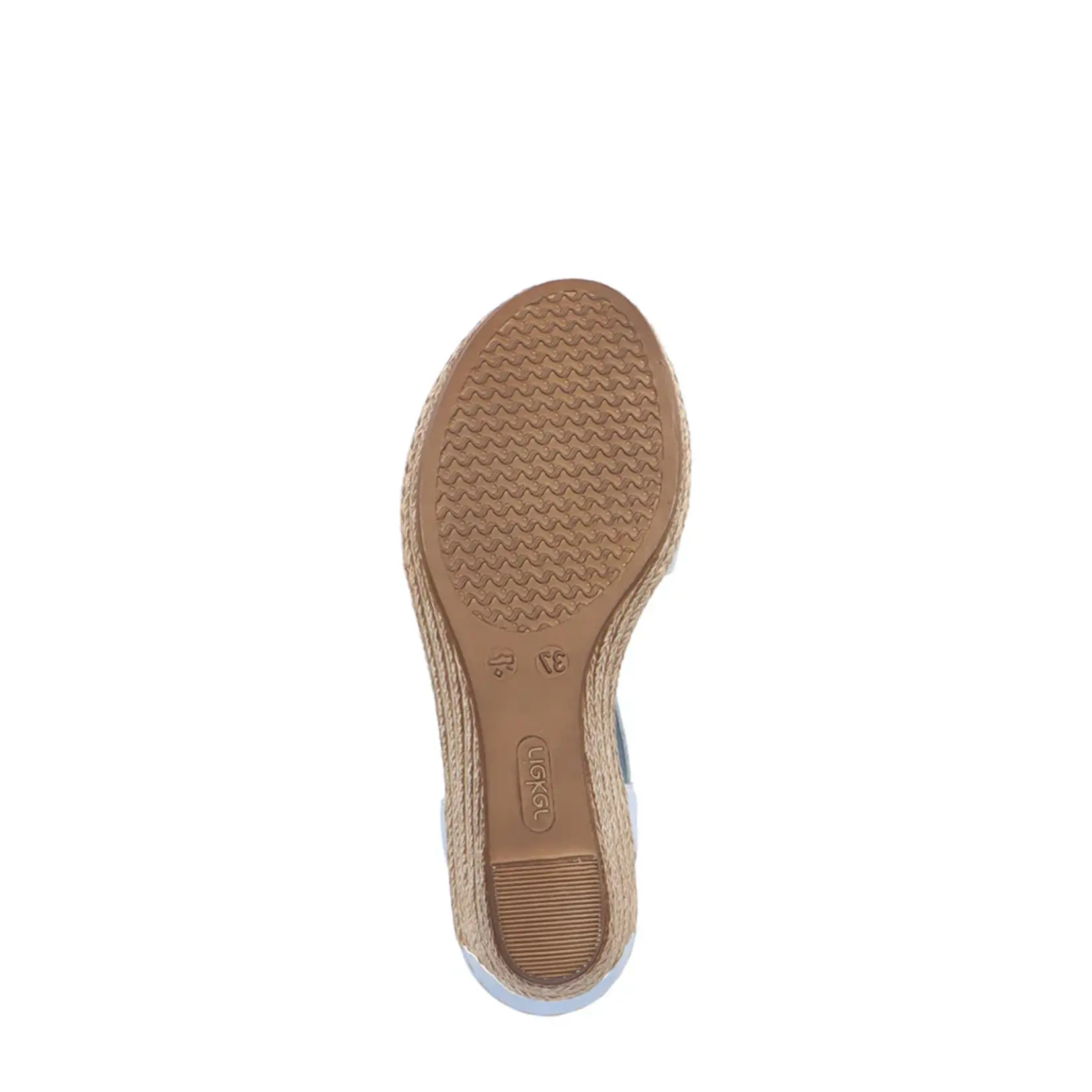 Rieker RIEKER 624H6-10 Wedge Sandal (Coin)