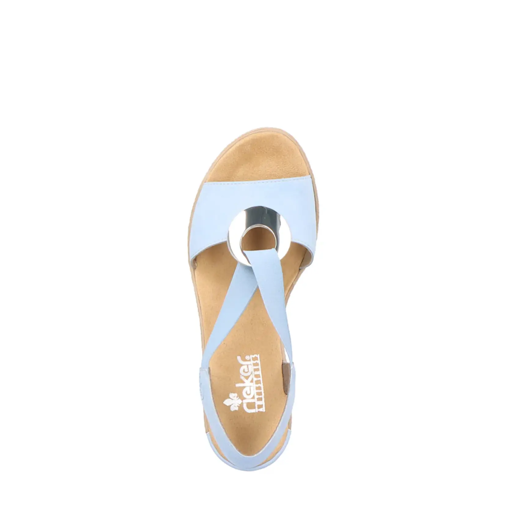 Rieker RIEKER 624H6-10 Wedge Sandal (Coin)