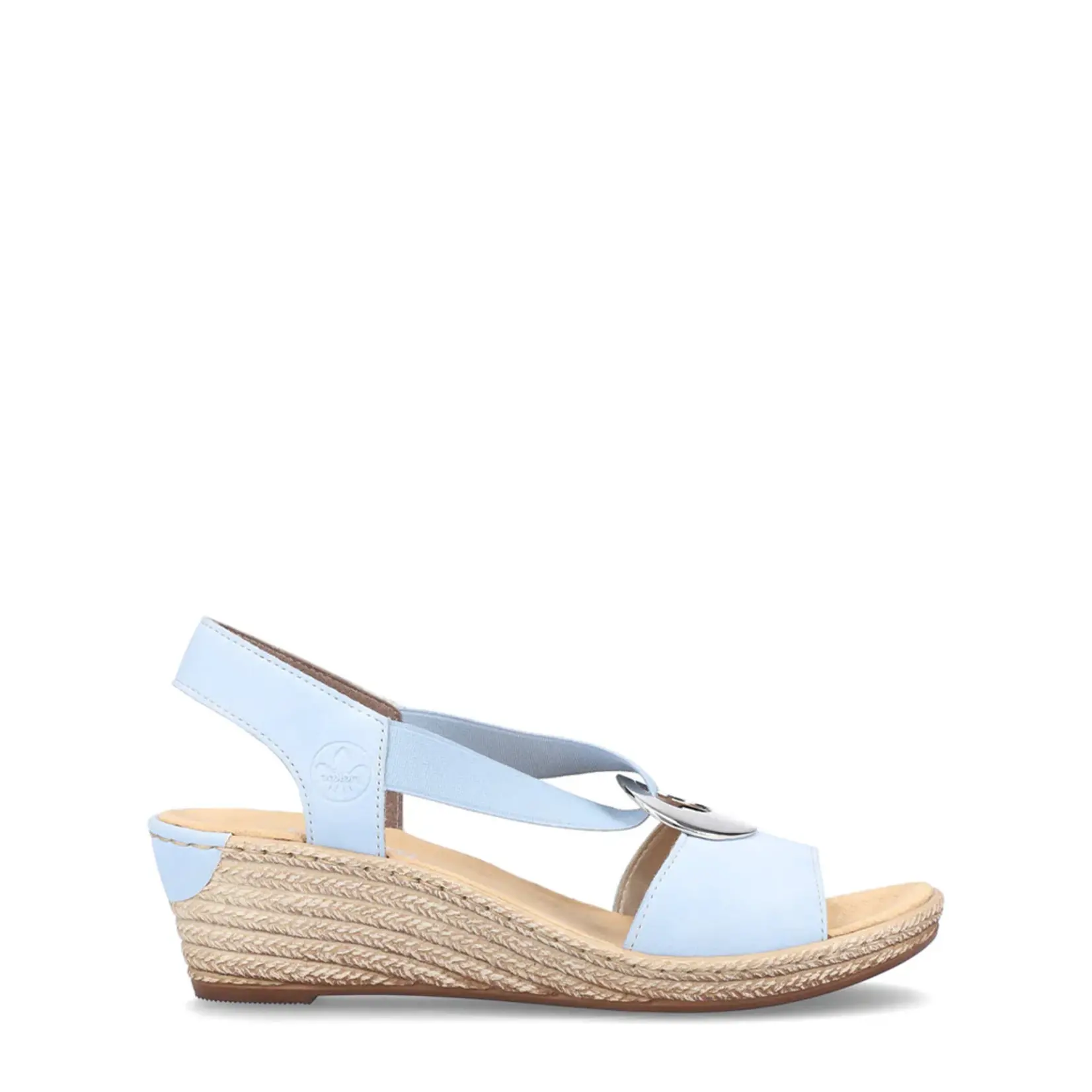 Rieker RIEKER 624H6-10 Wedge Sandal (Coin)
