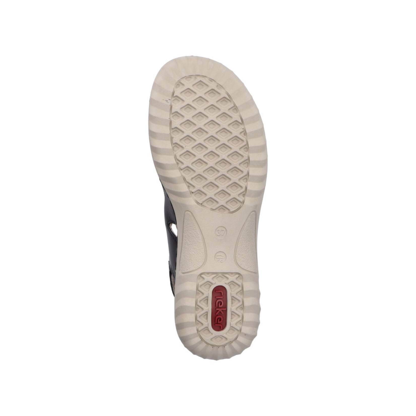 Rieker RIEKER 60462-00 Velcro Back-Strap Sandal