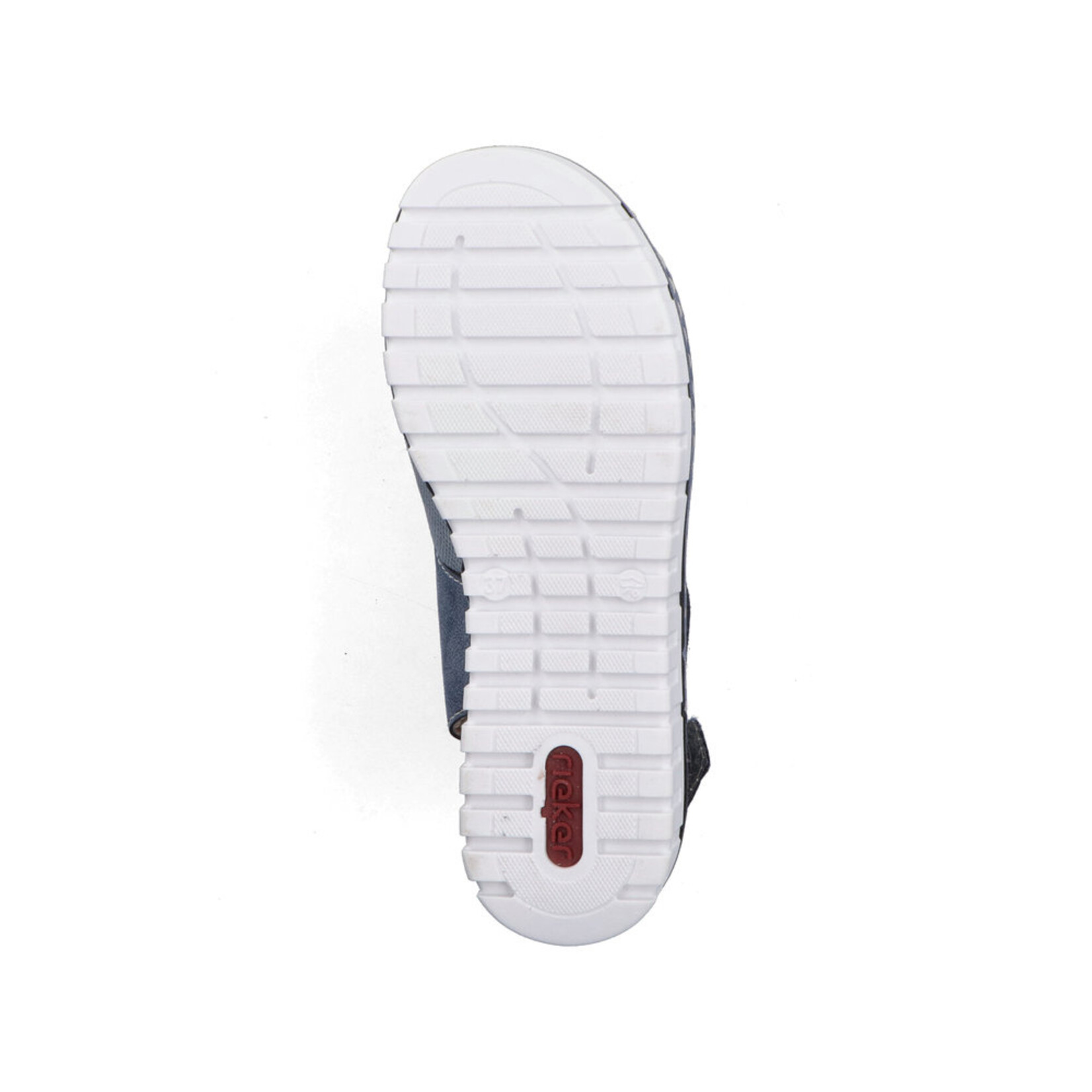 Rieker RIEKER V1389-12 Wedge Sandal Back-Strap Velcro