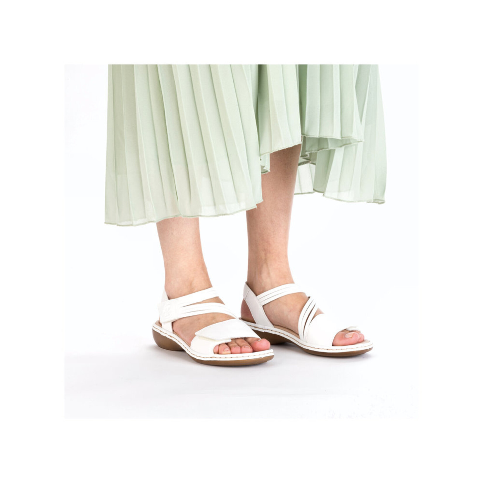 Rieker RIEKER 65964-80 Women's Velcro Sandal (Thick Band)