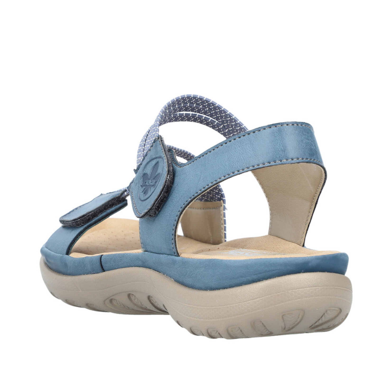 Rieker RIEKER 64870-14 Velcro Sandal (Thin Bands)