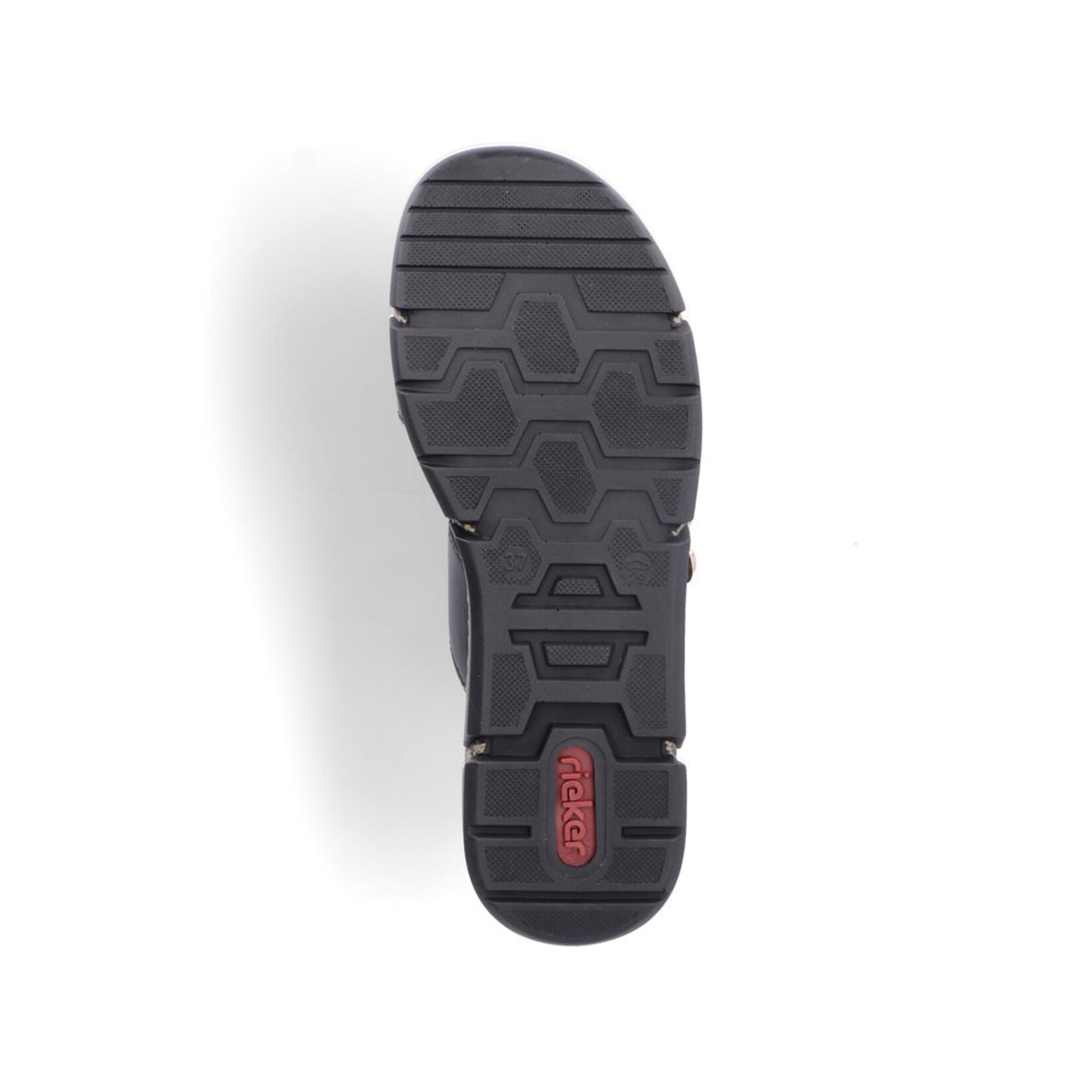 Rieker RIEKER V2372-00 Women's Velcro Slide (Big Buckle)