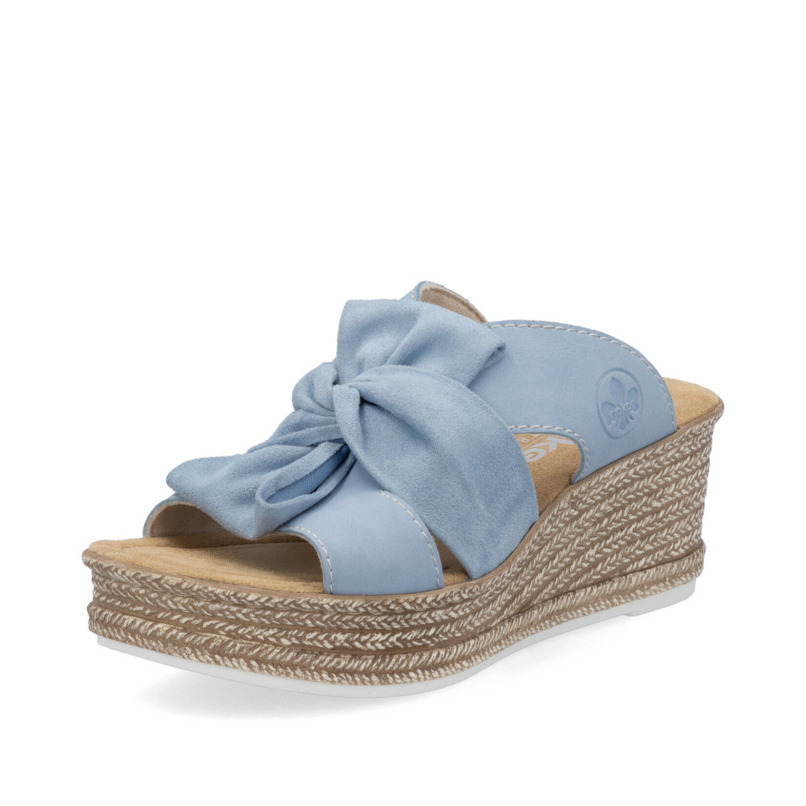 Rieker RIEKER 68789-10 Women's Wedge Slide (Flower)