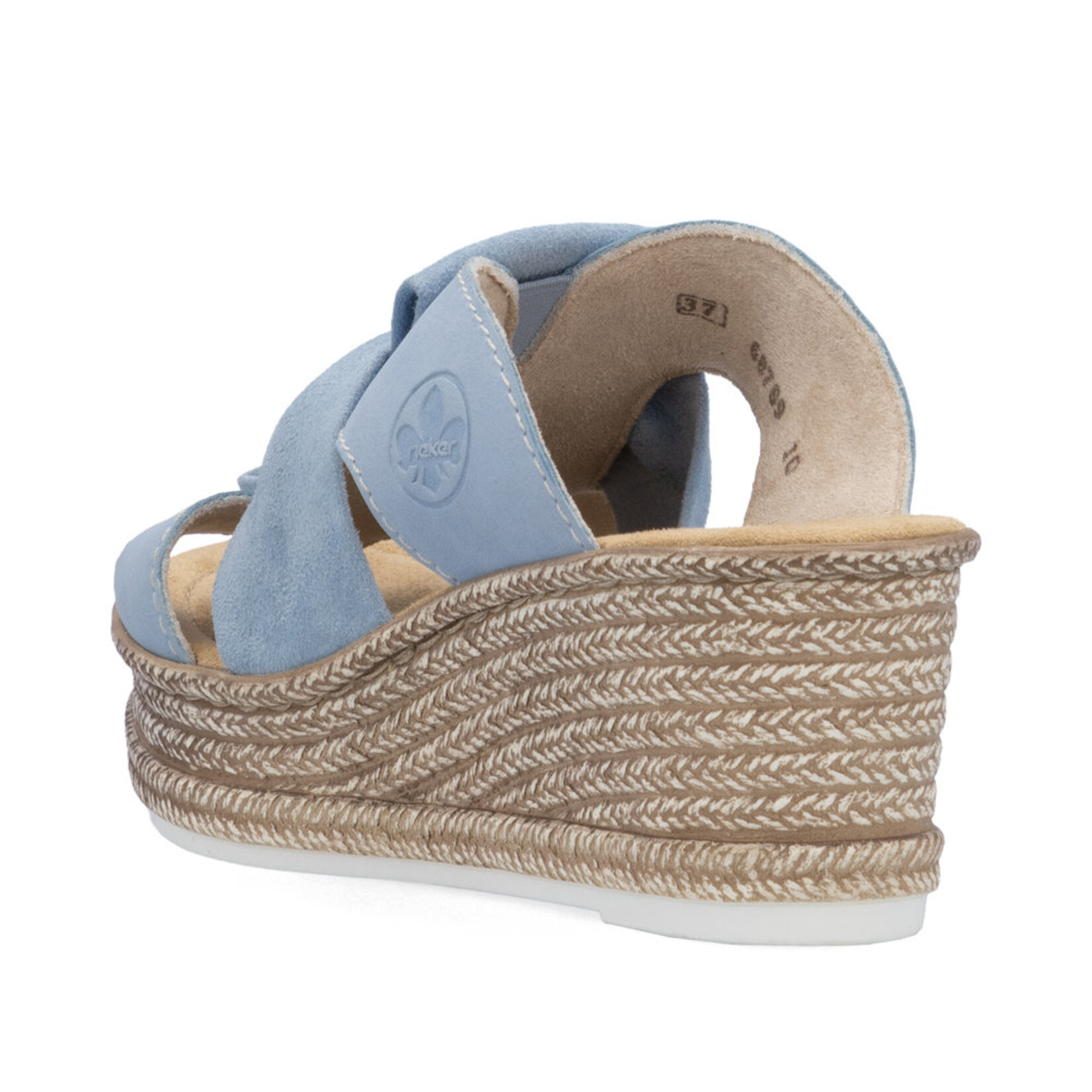 Rieker RIEKER 68789-10 Women's Wedge Slide (Flower)