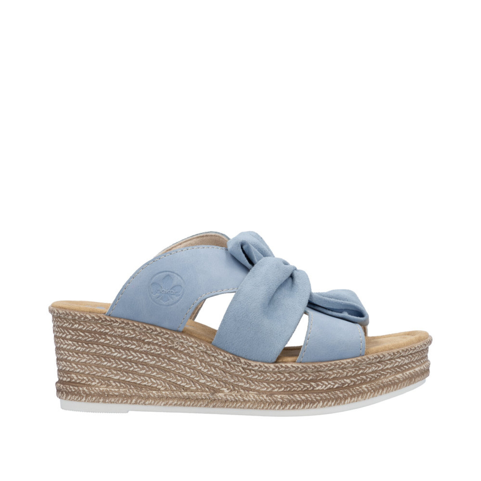 Rieker RIEKER 68789-10 Women's Wedge Slide (Flower)