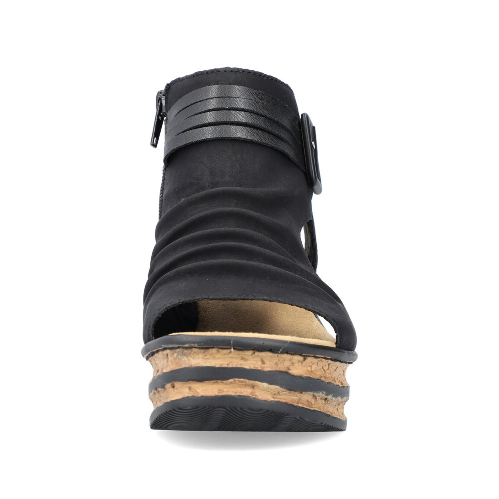 Rieker RIEKER 68191-00 Wrapped Gladiator Wedge