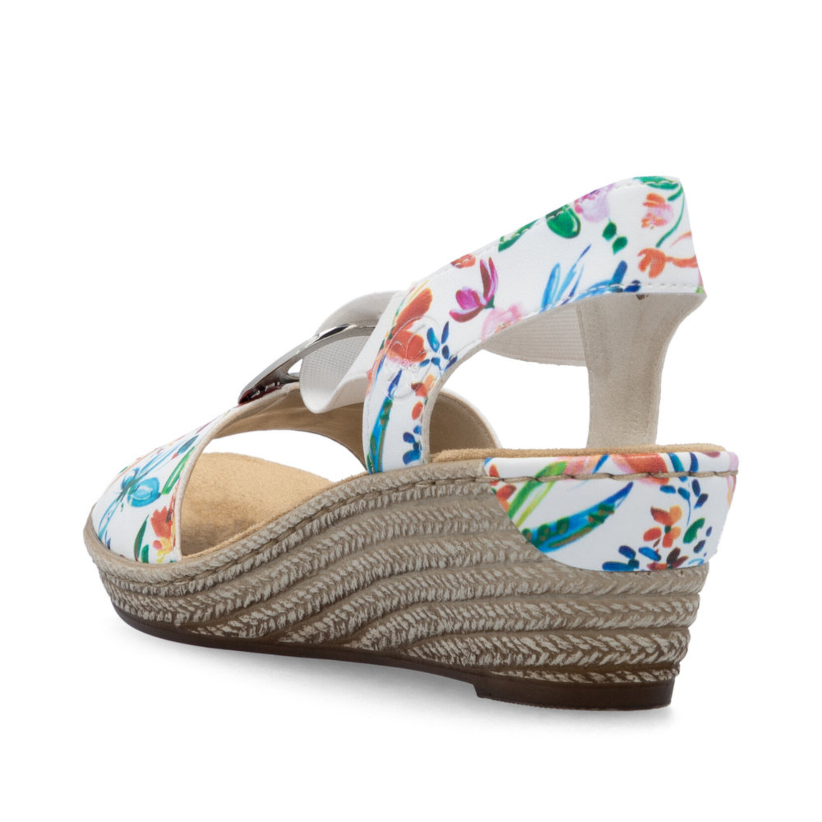 Rieker RIEKER 624H6-91 Wedge Sandal (Coin)