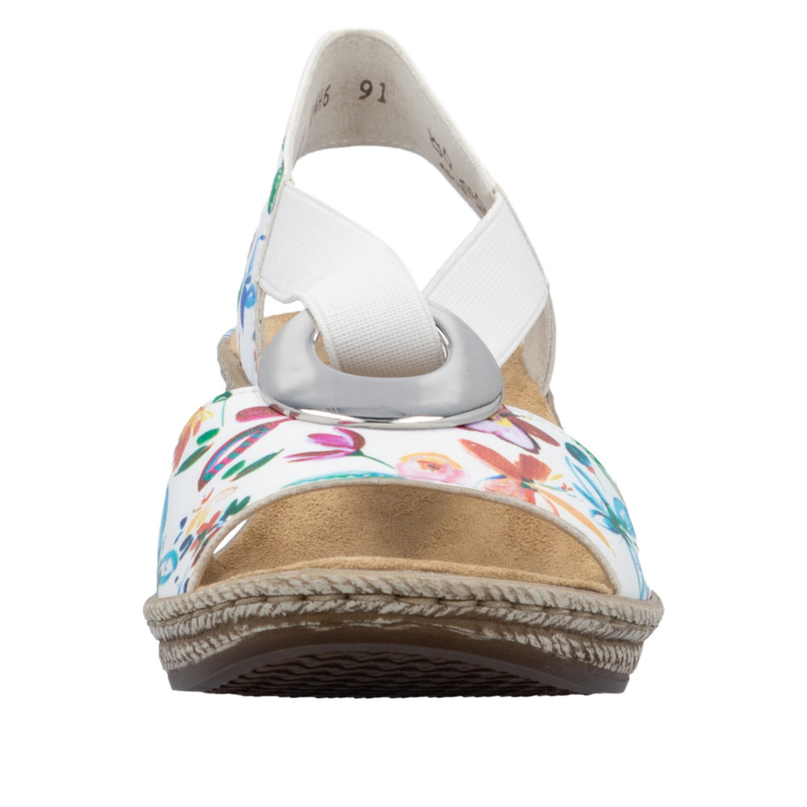 Rieker RIEKER 624H6-91 Wedge Sandal (Coin)