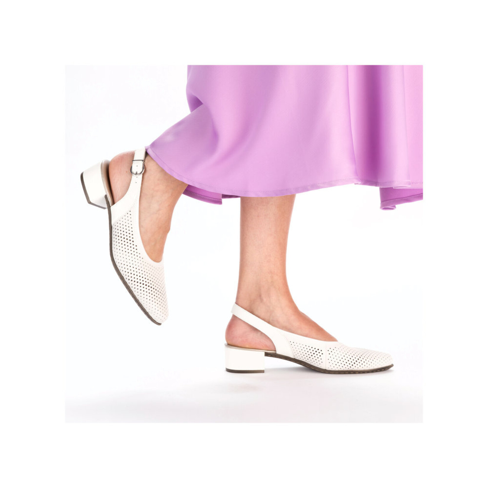 Rieker RIEKER 47066-80 Low-Heel Slingback