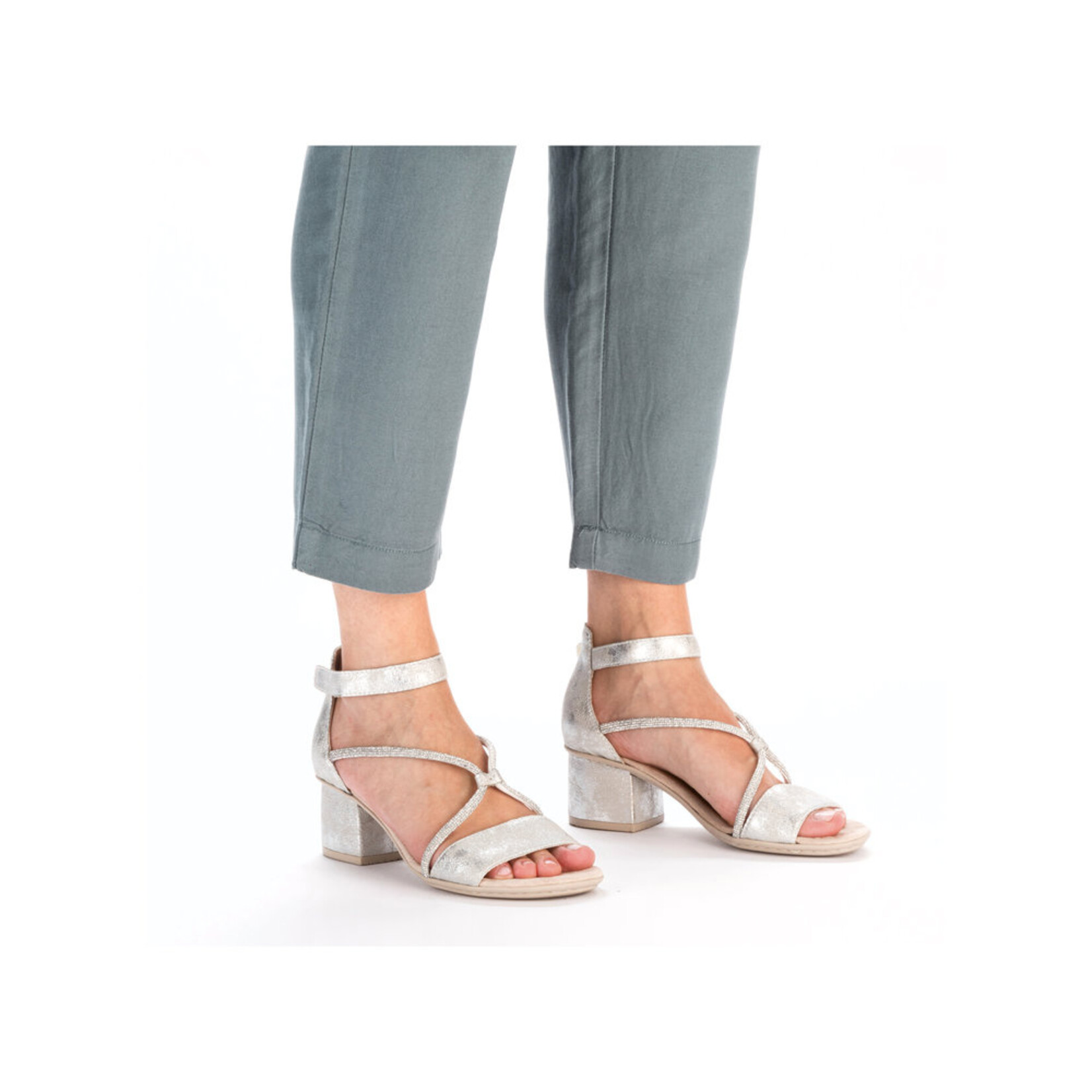 Rieker RIEKER 64654-40 Dress Strappy Sandal Low-Heel