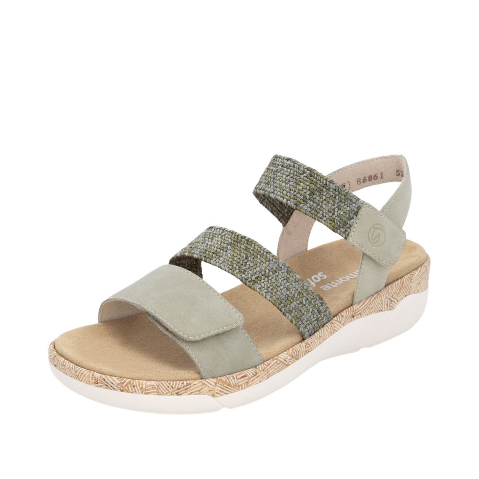 Rieker REMONTE R6861-52 Sandal (Stretch Back-Strap)