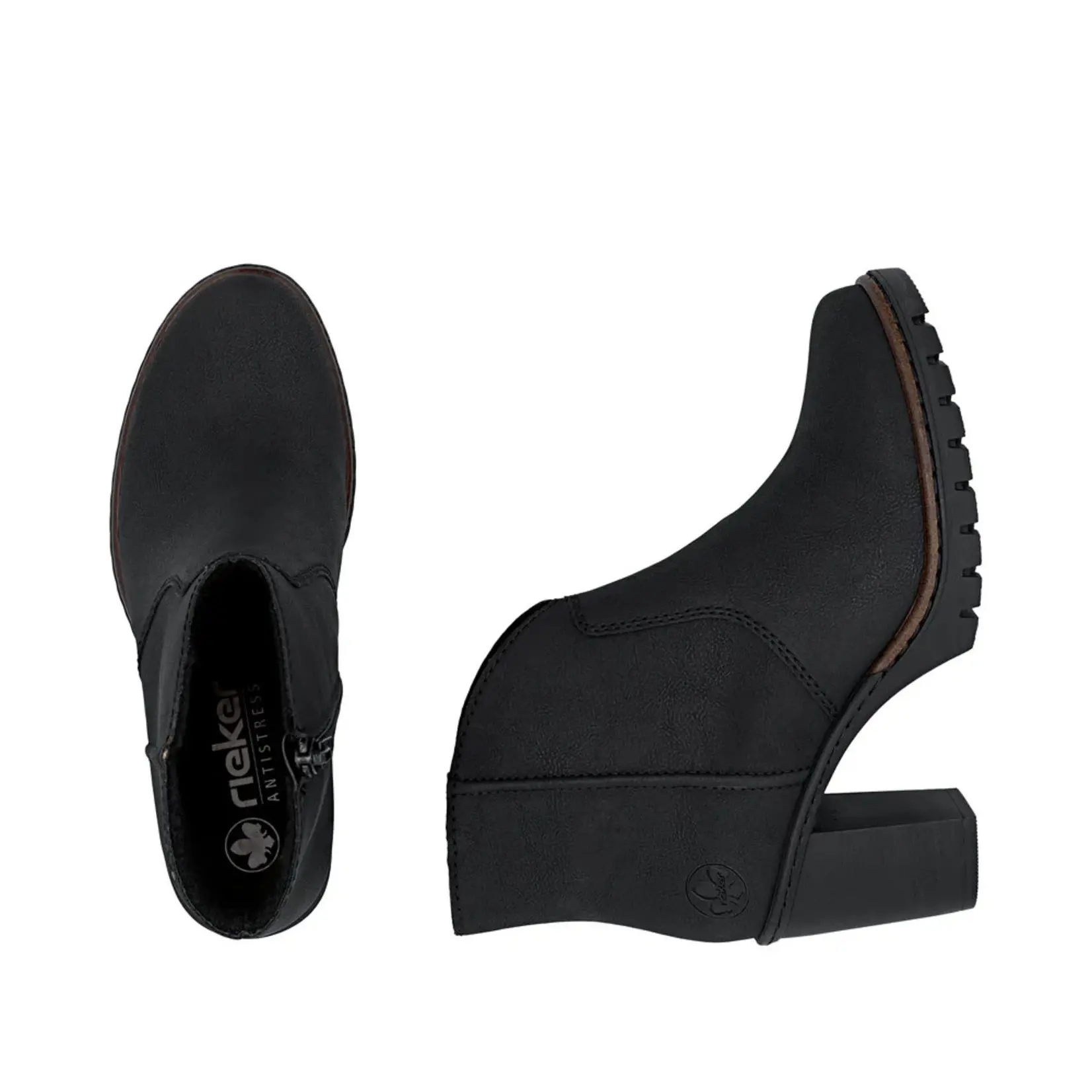 Rieker RIEKER Y2553-00 Women's Heel Bootie