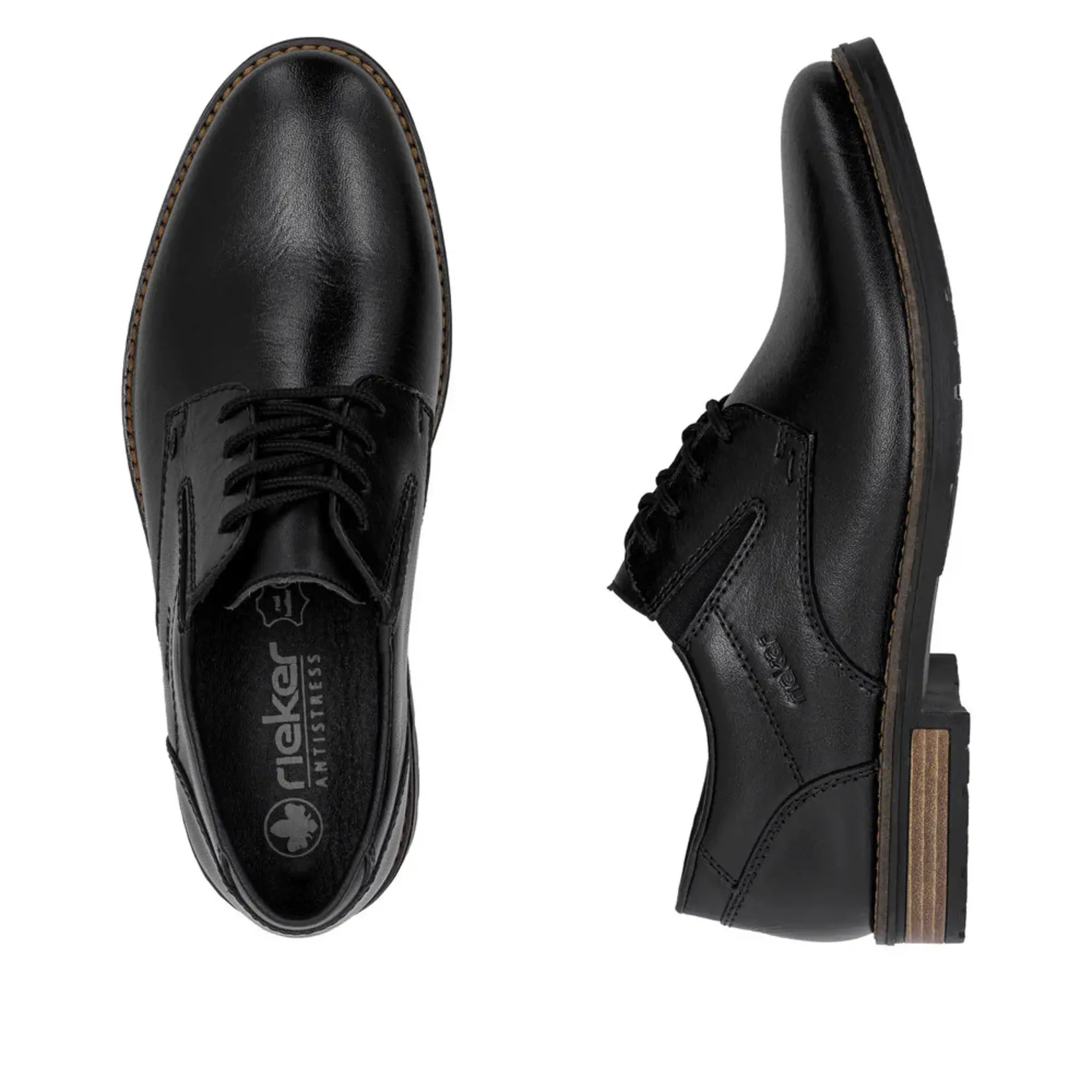 Rieker RIEKER 14621-00 Men's Dress Lace-Up Shoe