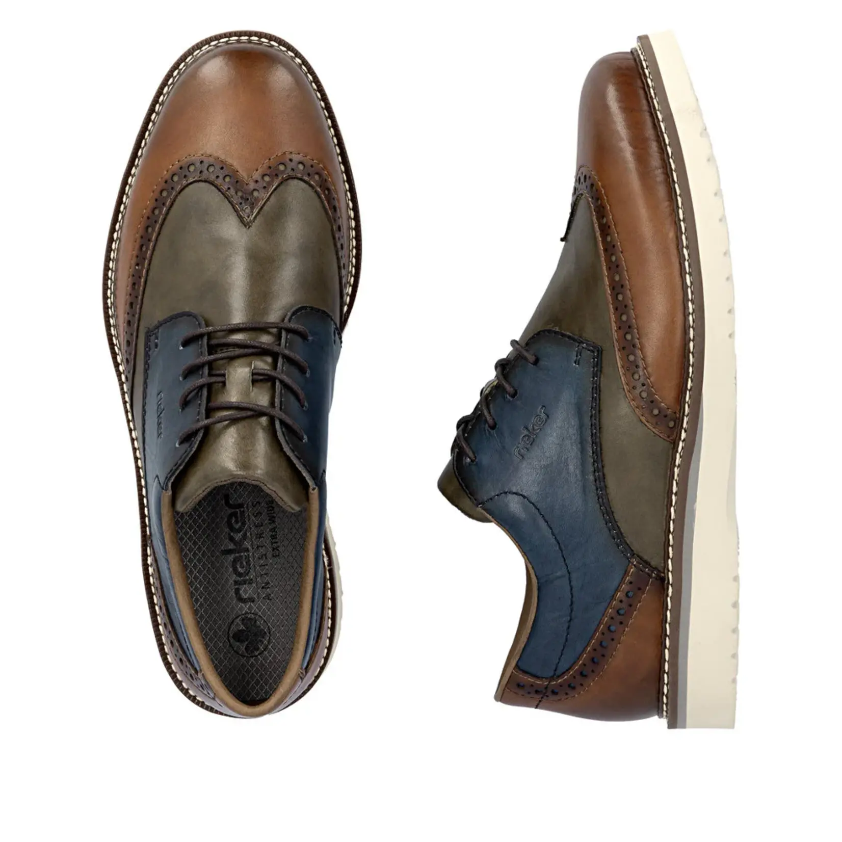 Rieker RIEKER 04504-90 Men's Oxford Lace