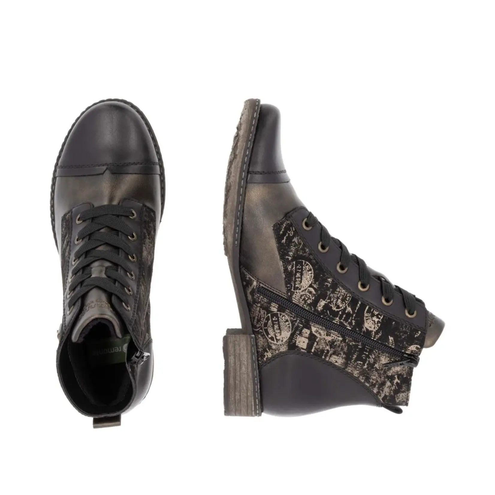 Remonte REMONTE D4381-03 Lace Bootie (Print)