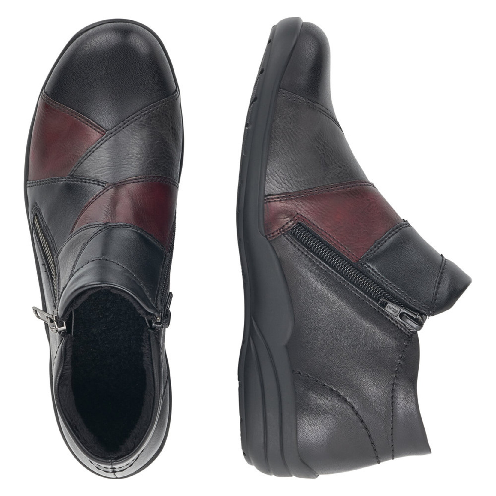 Remonte REMONTE R7674-02 Women's Double-Zip Bootie
