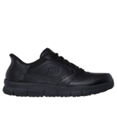 SKECHERS 200303 Slip Ins SR BLK - A Step Ahead Footwear