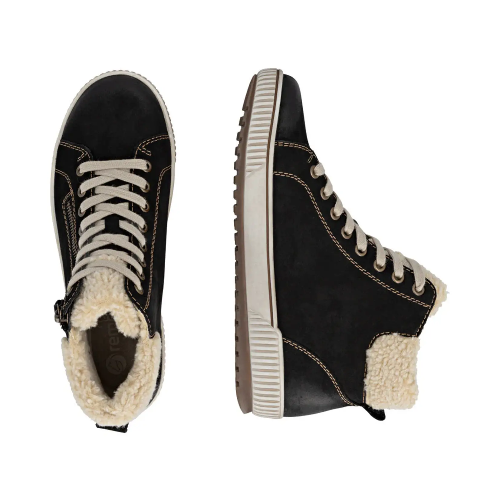 Remonte REMONTE D0770-03 Sneaker Bootie (Fluff Rim)