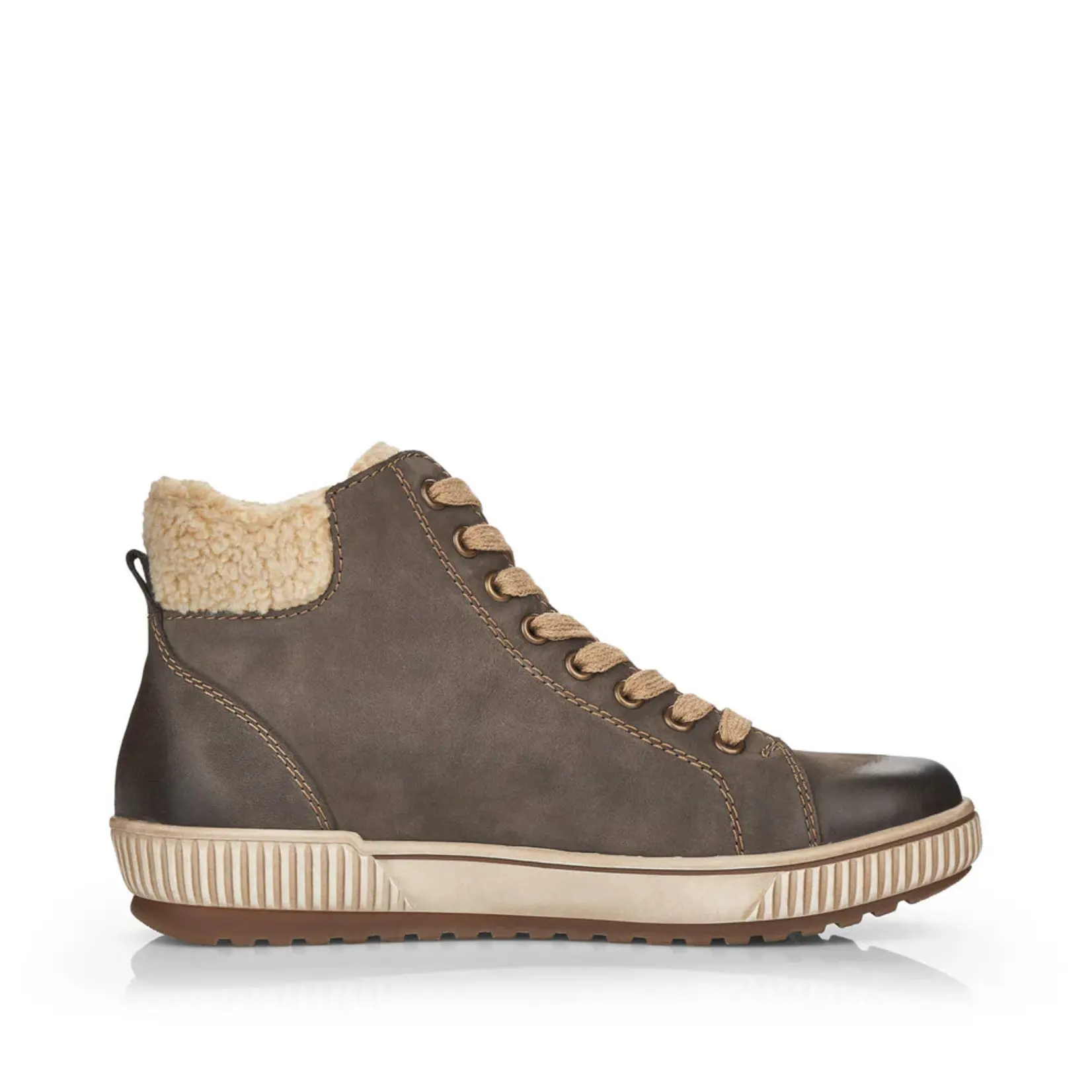 Remonte REMONTE D0770-45 Women's Sneaker Bootie (Fluff Rim)