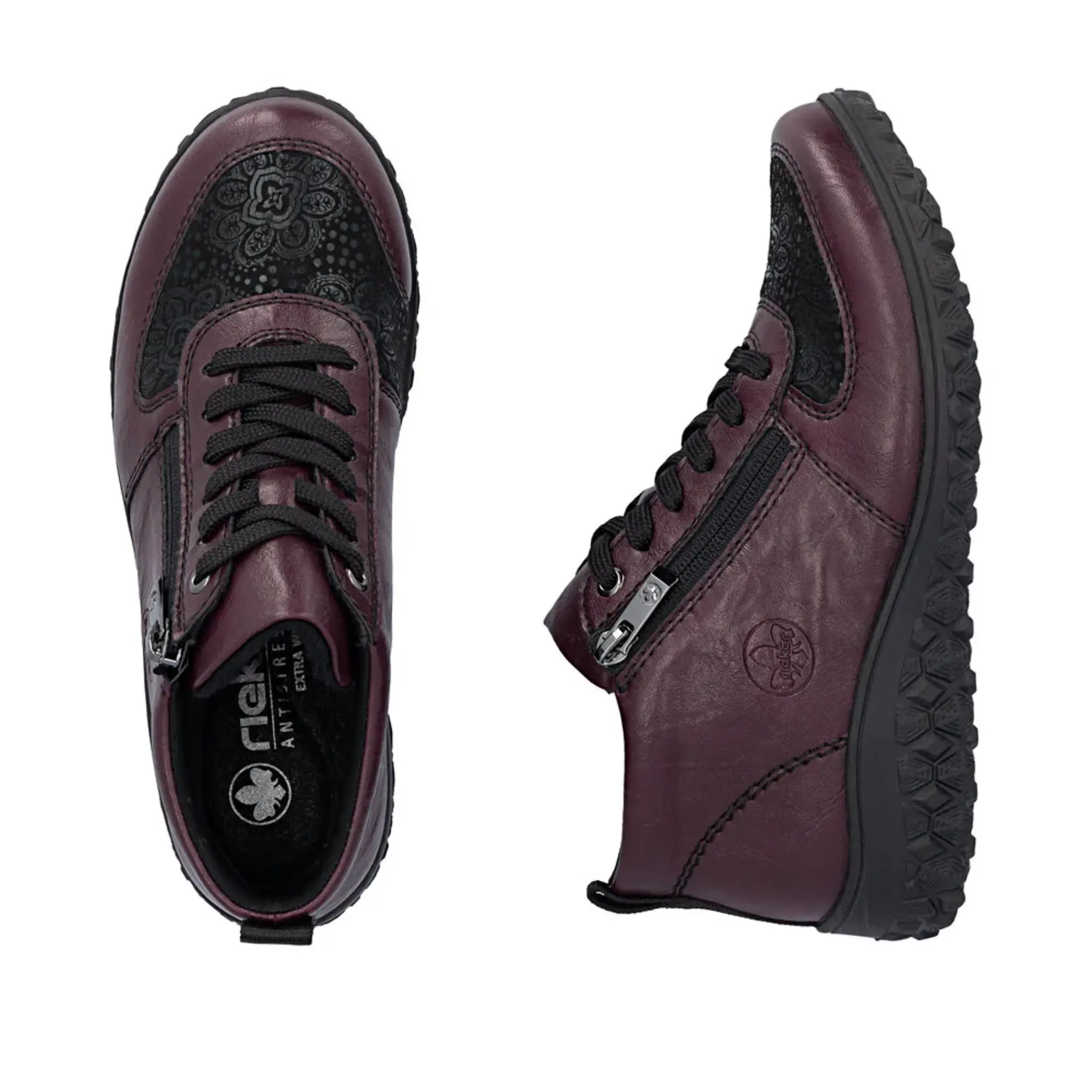 Rieker RIEKER 59541-30 Lace Bootie (Side Zip)