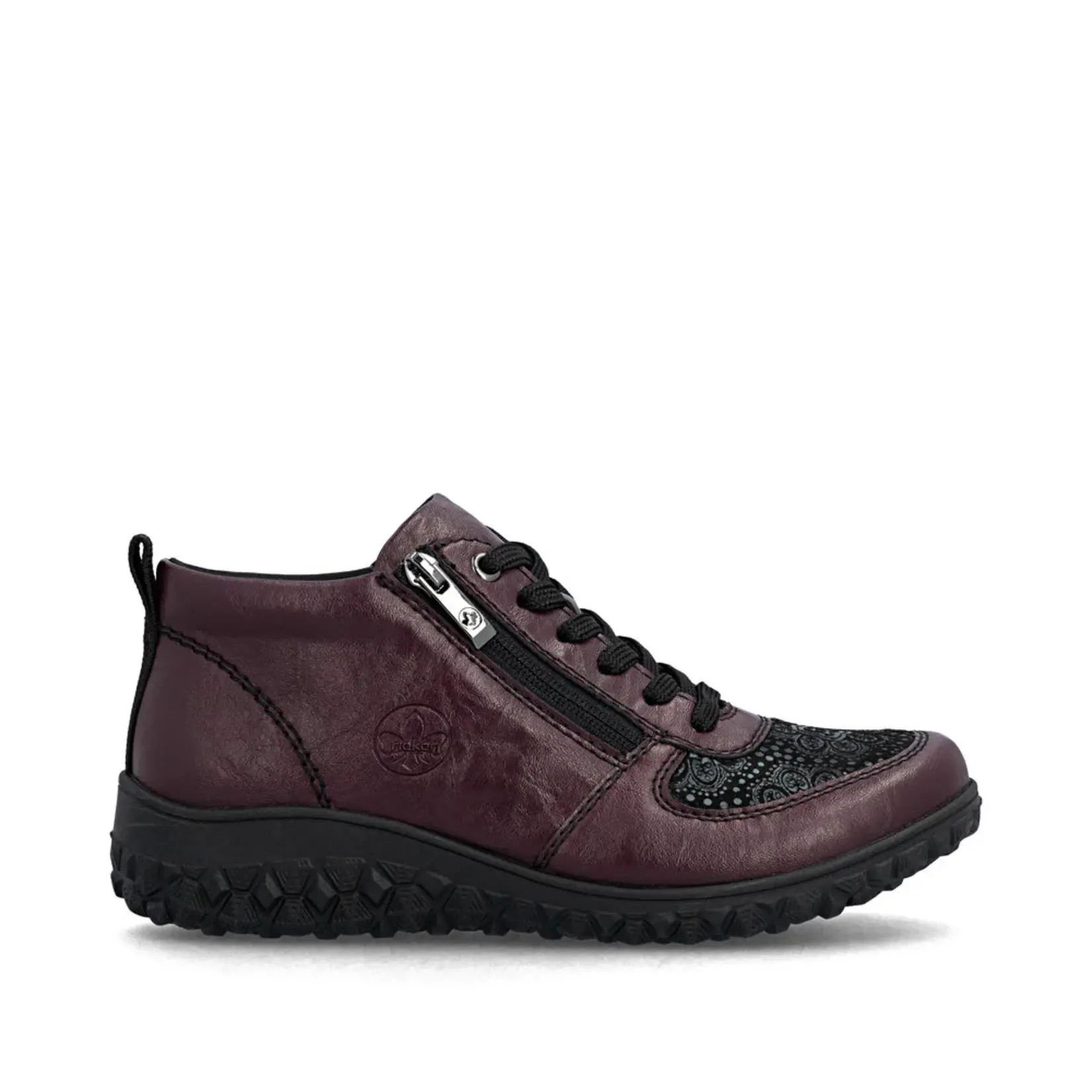 Rieker RIEKER 59541-30 Women's Lace Bootie (Side Zip)