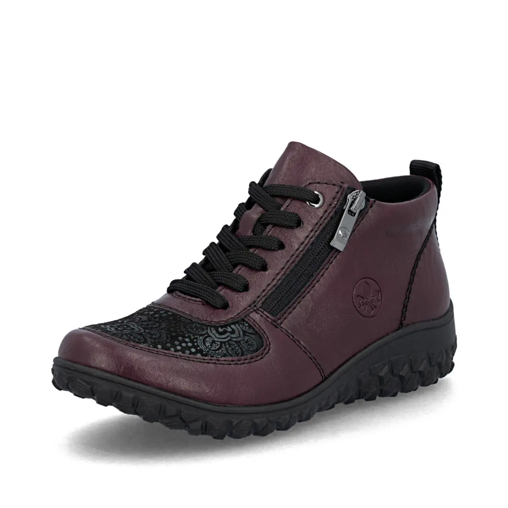Rieker RIEKER 59541-30 Women's Lace Bootie (Side Zip)