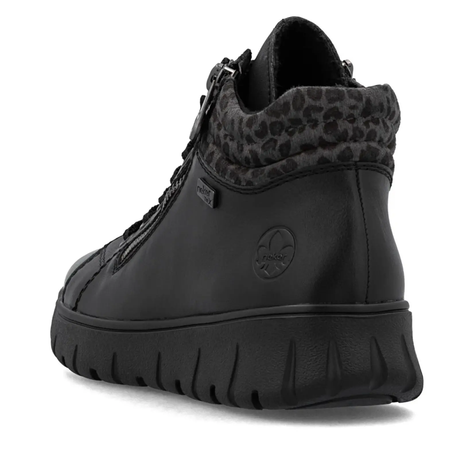 RIEKER N1305-00 Lace Bootie