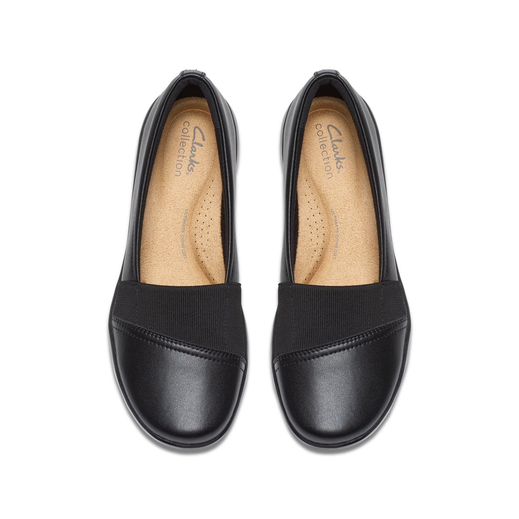 CLARKS Kaetlyn Rhea 26184320 Slip-On BLACK