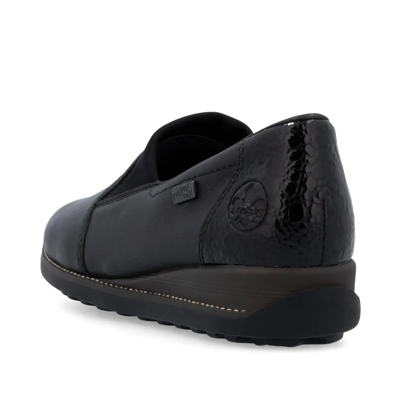 Rieker RIEKER 44291-00 Women's Daphne Slip-On (Elastic Vamp)