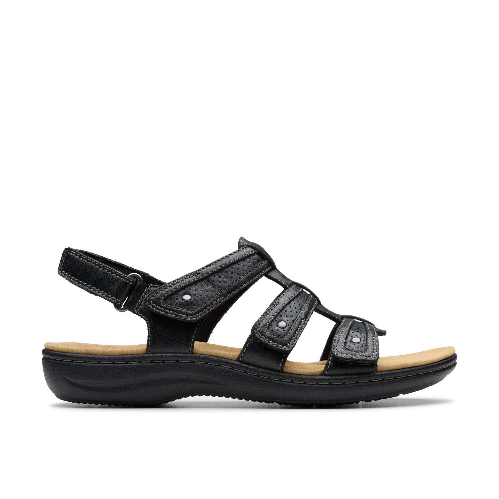 CLARKS Laurieann Ivy Bk-Strap