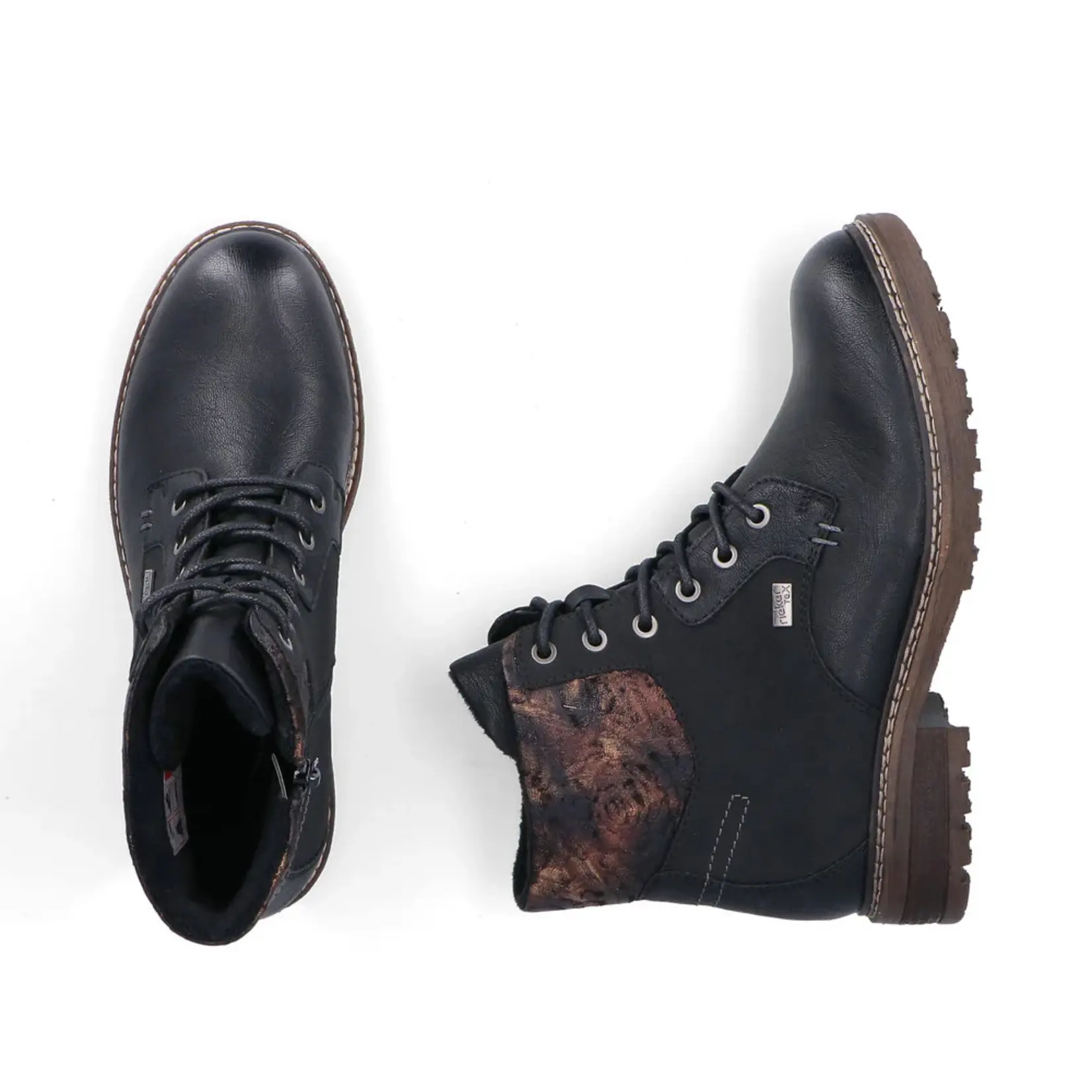 Rieker RIEKER 94712-00 Lace Bootie (Print)