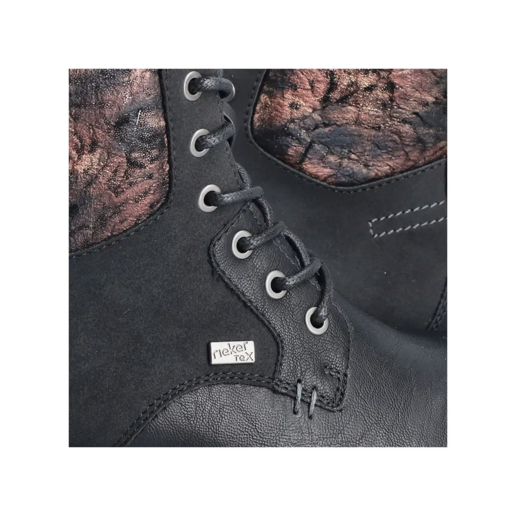 Rieker RIEKER 94712-00 Lace Bootie (Print)