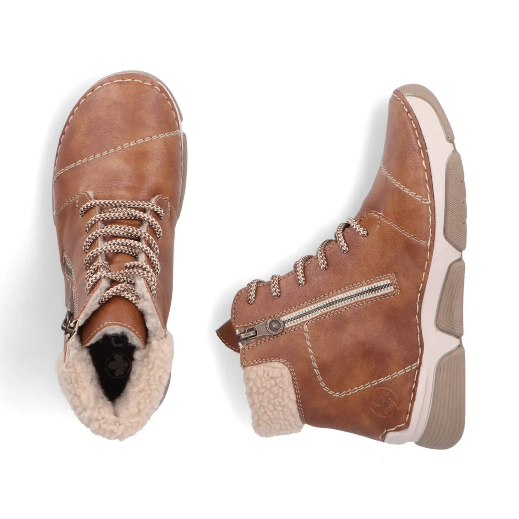 Rieker RIEKER 45931-24 Casual Lace Bootie