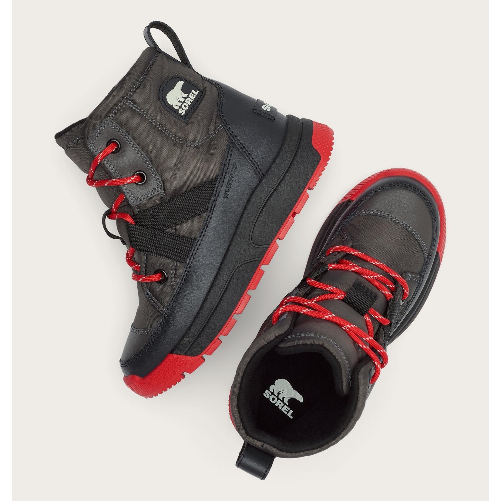 sorel SOREL Youth Whitney III Mid Waterproof
